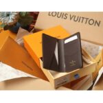 Louis Vuitton Unisex LV Pocket Organizer Chocolate Monogram Craggy Coated Canvas M83337 - immagine 7