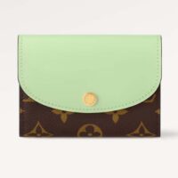 Louis Vuitton Unisex LV Rosalie Coin Purse Spring Green Monogram Coated Canvas M83582