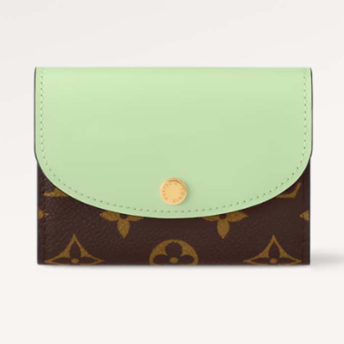 Louis Vuitton Unisex LV Rosalie Coin Purse Spring Green Monogram Coated Canvas M83582