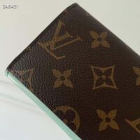 Louis Vuitton Unisex LV Rosalie Coin Purse Spring Green Monogram Coated Canvas M83582 (3)