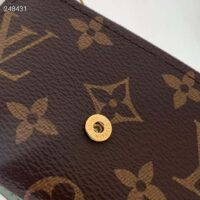 Louis Vuitton Unisex LV Rosalie Coin Purse Spring Green Monogram Coated Canvas M83582 (3)