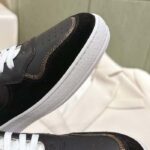 Louis Vuitton Unisex LV Stadium Sneaker Black Monogram-Debossed Calf Leather 1ACUJ3 - immagine 10