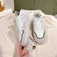 Louis Vuitton Unisex LV Stadium Sneaker White Monogram-Debossed Calf Leather 1ACUIN (4)