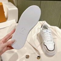 Louis Vuitton Unisex LV Stadium Sneaker White Monogram-Debossed Calf Leather 1ACUIN (4)