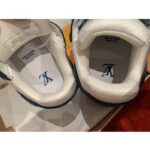 Louis Vuitton Unisex LV Trainer Sneaker Blue Calf Leather Monogram Denim 1AC2AR – Image 5