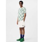 Louis Vuitton Unisex LV Trainer Sneaker Green Damier Calf Leather 1ACN5D - immagine 11