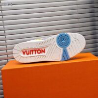 Louis Vuitton Unisex LV Trainer Sneaker White Printed Canvas Rubber 1AB9XC (1)