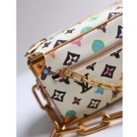 Louis Vuitton Unisex Mini Soft Trunk Vanilla Monogram Craggy Coated Canvas M25132 (5)