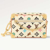 Louis Vuitton Unisex Mini Soft Trunk Vanilla Monogram Craggy Coated Canvas M25132