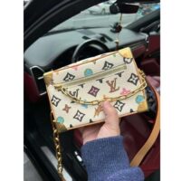 Louis Vuitton Unisex Mini Soft Trunk Vanilla Monogram Craggy Coated Canvas M25132 (5)