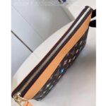 Louis Vuitton Unisex Pochette Voyage Souple Chocolate Monogram Craggy Coated Canvas M83568 - Bild 7