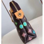 Louis Vuitton Unisex Pochette Voyage Souple Chocolate Monogram Craggy Coated Canvas M83568 - Bild 4