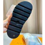 Louis Vuitton Unisex Pool Pillow Flat Comfort Mule Light Blue Nylon 1ACTWN - immagine 9