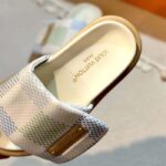 Louis Vuitton Unisex Pool Pillow Flat Comfort Mule Light Blue Nylon 1ACTWN - immagine 8