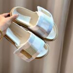 Louis Vuitton Unisex Pool Pillow Flat Comfort Mule Light Blue Nylon 1ACTWN - immagine 2