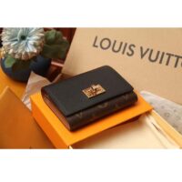 Louis Vuitton Unisex Victorine On My Side Wallet Black Calf Leather M82640 (1)