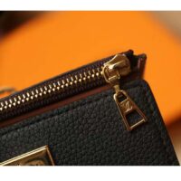 Louis Vuitton Unisex Victorine On My Side Wallet Black Calf Leather M82640 (1)