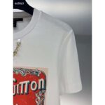 Louis Vuitton Women Flight Mode LV Travel Stamp T-Shirt Cotton White 1AFN04 – Bild 9
