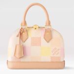 Louis Vuitton Women LV Alma BB Peach Damier Giant Coated Canvas N40516