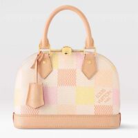 Louis Vuitton Women LV Alma BB Peach Damier Giant Coated Canvas N40516 (2)