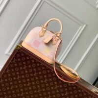 Louis Vuitton Women LV Alma BB Peach Damier Giant Coated Canvas N40516 (2)