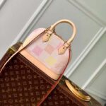 Louis Vuitton Women LV Alma BB Peach Damier Giant Coated Canvas N40516 - Imagen 2