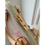 Louis Vuitton Women LV Alma BB Peach Damier Giant Coated Canvas N40516 - Imagen 10