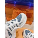 Louis Vuitton Women LV Archlight Sneaker Blue Monogram Denim Double Laces 1AC272 - immagine 8
