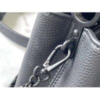 Louis Vuitton Women LV Capucines East-West Mini Black Matte Calfskin M23955 (10)