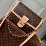 Louis Vuitton Women LV Dauphine Soft GM Brown Monogram Coated Canvas M47149 – Bild 2