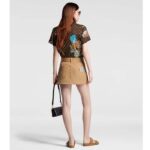 Louis Vuitton Women LV Flight Mode Elysee Palace T-Shirt Cotton Dark Brown 1AFMYH - Imagen 12