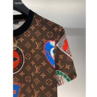 Louis Vuitton Women LV Flight Mode Elysee Palace T-Shirt Cotton Dark Brown 1A (2)