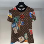 Louis Vuitton Men LV Flight Mode Elysee Palace T-Shirt Cotton Dark Brown 1AFMYH - Image 2