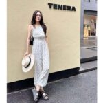 Louis Vuitton Women LV Floral Print Leather Strap Jumpsuit Silk Cotton White 1AFDYZ - Imagen 13