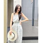 Louis Vuitton Women LV Floral Print Leather Strap Jumpsuit Silk Cotton White 1AFDYZ - Imagen 12