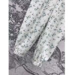 Louis Vuitton Women LV Floral Print Leather Strap Jumpsuit Silk Cotton White 1AFDYZ - Imagen 6