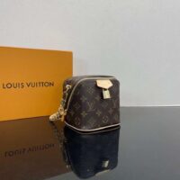 Louis Vuitton Women LV Just In Case Monogram Coated Canvas Padlock Key bell M47096 (8)