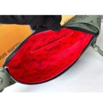 Louis Vuitton Unisex LV Moon Crossbody Khaki Green Vermillion Red Monogram Canvas M23838 - Bild 7