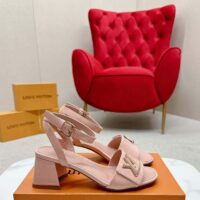 Louis Vuitton Women LV Shake Sandal Nude Pink Patent Calf Leather 1ABVVP (8)