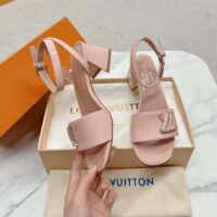 Louis Vuitton Women LV Shake Sandal Nude Pink Patent Calf Leather 1ABVVP (8)