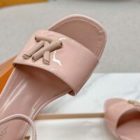 Louis Vuitton Women LV Shake Sandal Nude Pink Patent Calf Leather 1ABVVP (8)