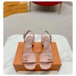 Louis Vuitton Women LV Shake Sandal Nude Pink Patent Calf Leather 1ABVVP - Imagen 3