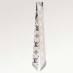 Louis Vuitton Dam LV Ultimate Monogram Bandeau Marinblå Siden Bläckstråletryck M77778