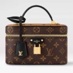 Louis Vuitton Damen LV Vanity Chain Pouch Braunes, beschichtetes Canvas mit Monogramm M47125
