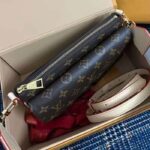 Louis Vuitton Women LV Vibe Monogram Coated Canvas Natural Cowhide-Leather M46999 - Image 4