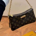 Louis Vuitton Women Liv Pochette Monogram Coated Canvas Natural Cowhide Leather M83008 - Bild 3