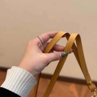 Louis Vuitton Women Liv Pochette Monogram Coated Canvas Natural Cowhide Leather M83008 (8)