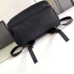 Prada Unisex Re-Nylon Saffiano Leather Backpack Black Fabric Zipper Closure - immagine 7