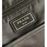Prada Unisex Re-Nylon Saffiano Leather Backpack Black Fabric Zipper Closure - immagine 10