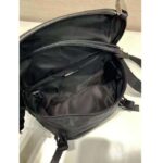 Prada Unisex Re-Nylon Saffiano Leather Shoulder Bag Black Fabric - Bild 8